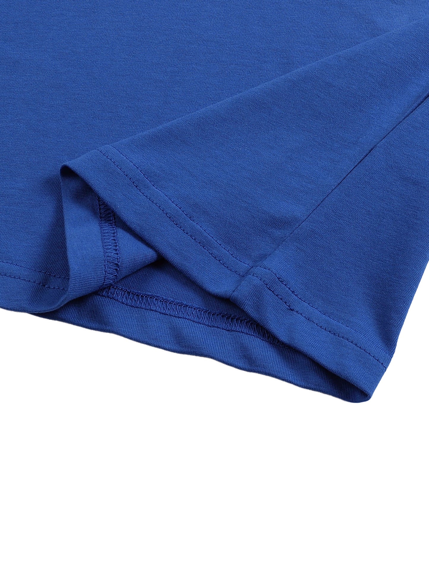 Close-up of a blue fabric with a white background