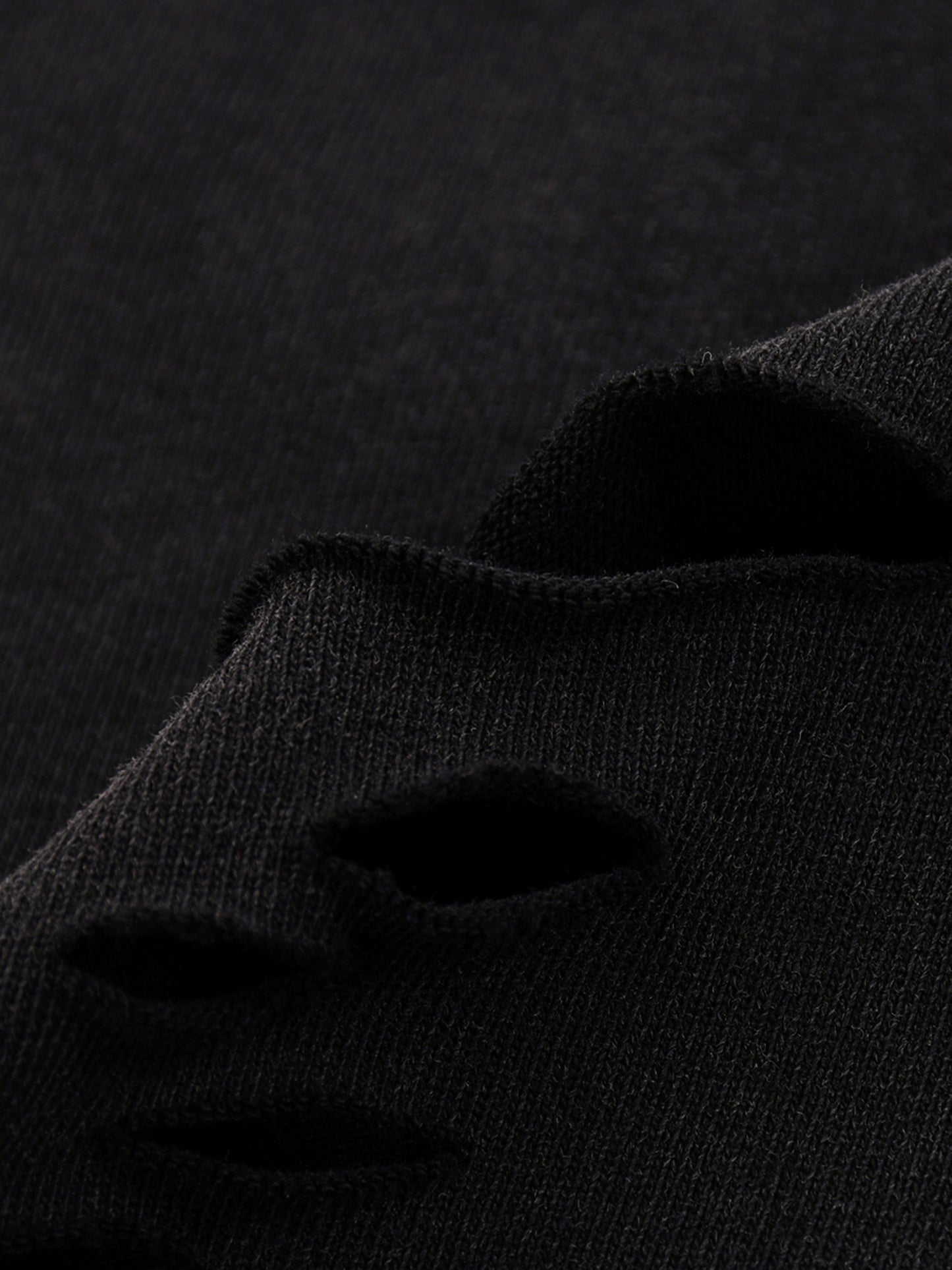 Close-up of black fabric texture