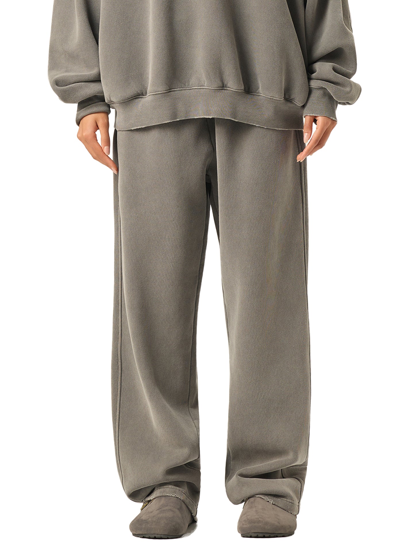 luxury washed sweatpants for men and women 5