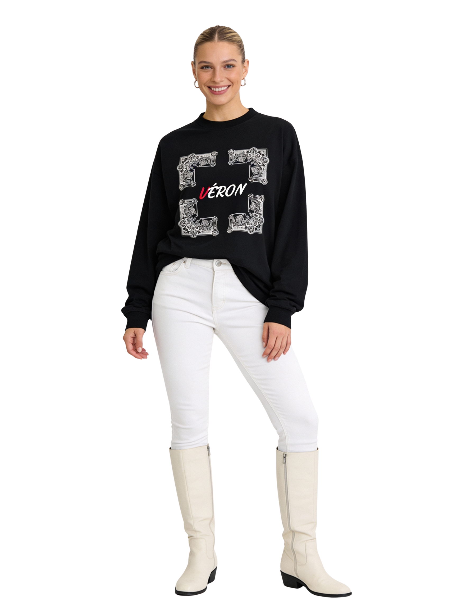 VÉRON Unisex Long Sleeve Shirts