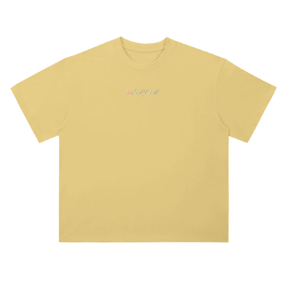 Lifestyle shot of couple wearing VÉRON La Roquette T-Shirts 7.

