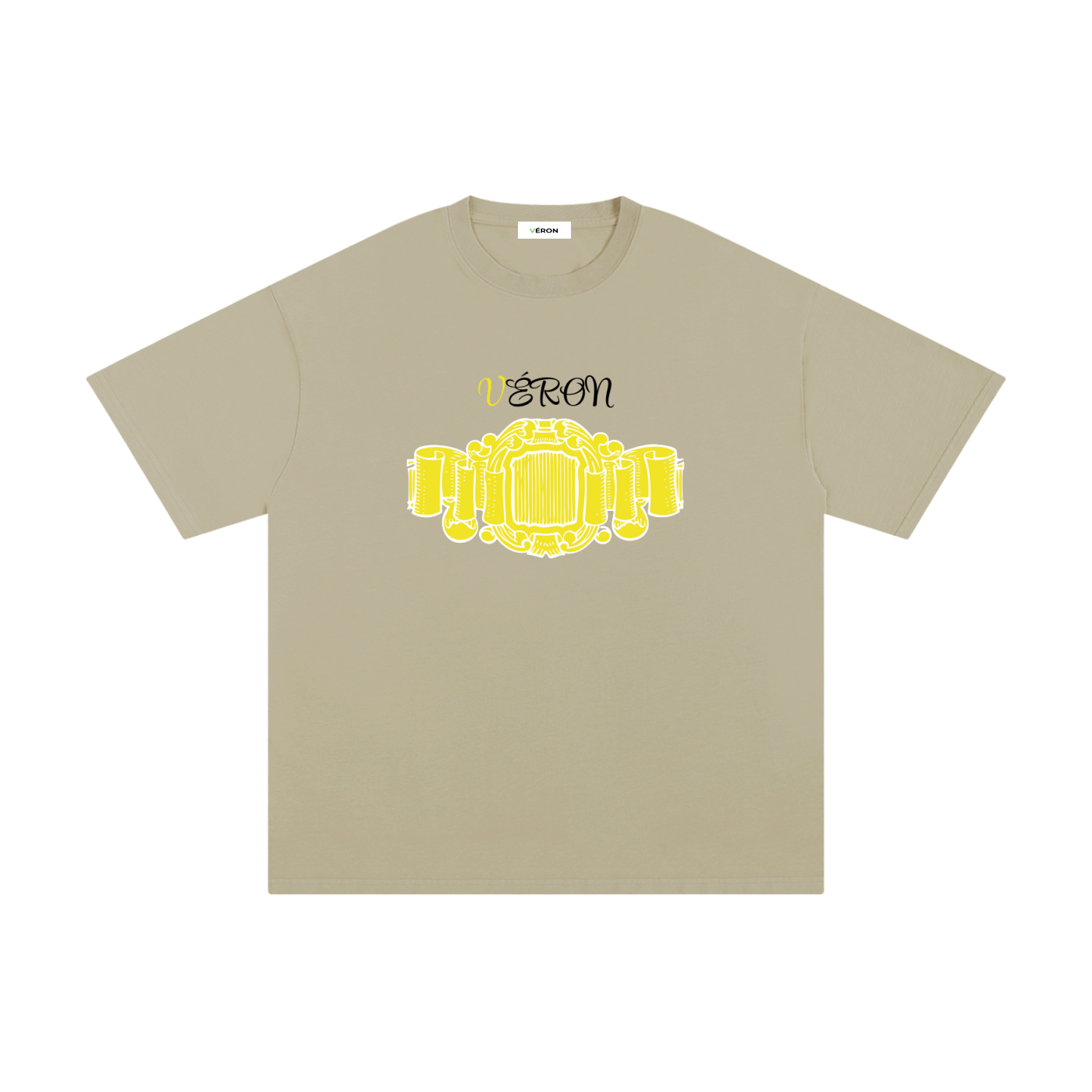 Elegant gold detail on VÉRON t-shirt 7