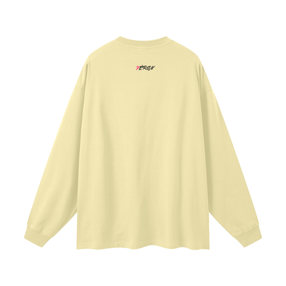 VÉRON La Trémoille Unisex Premium Long Sleeve Shirt back view 4.

