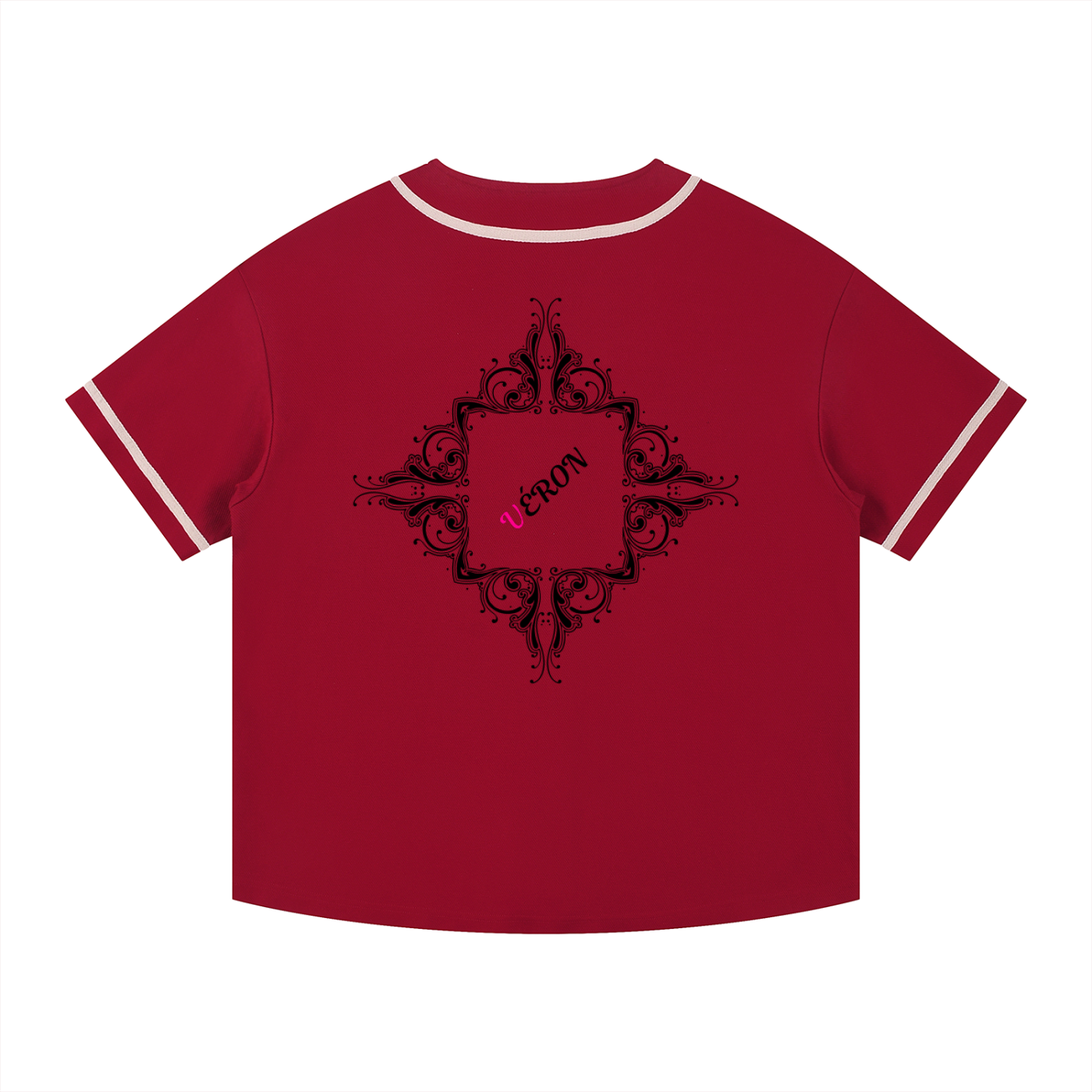 VÉRON Noblesse Éternelle Button Up Jersey Shirt 3