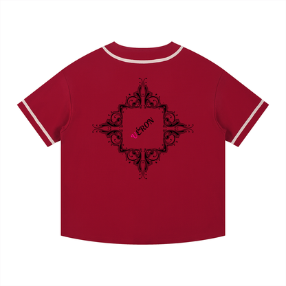 VÉRON Noblesse Éternelle Button Up Jersey Shirt 3