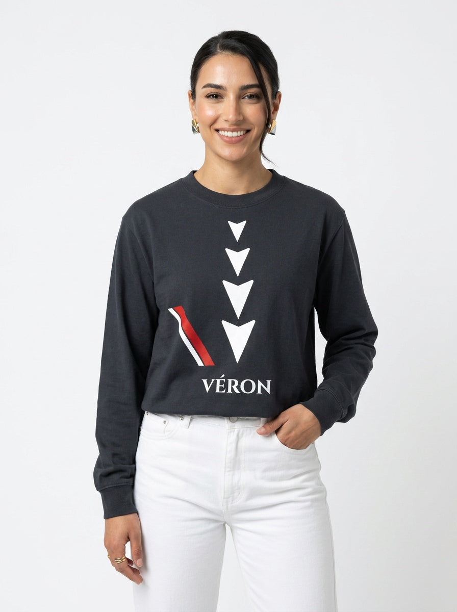 VÉRON Le Chevron Unisex Crewneck