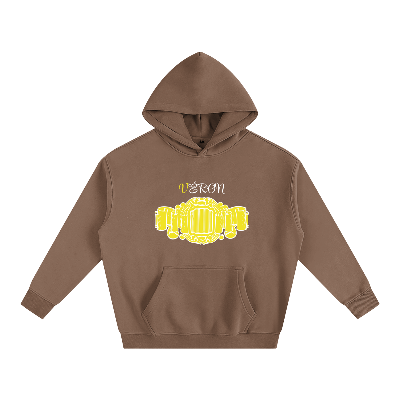 luxury gold accent oversized hoodie for men and women 6