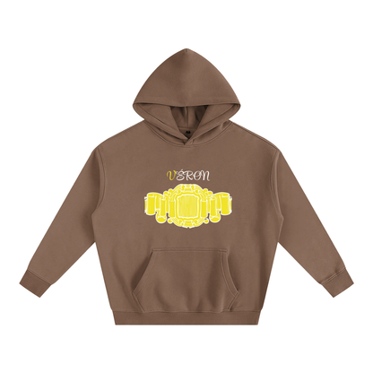 luxury gold accent oversized hoodie for men and women 6
