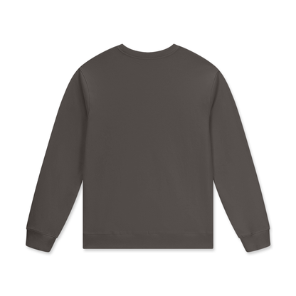 Dark gray sweatshirt on a white background