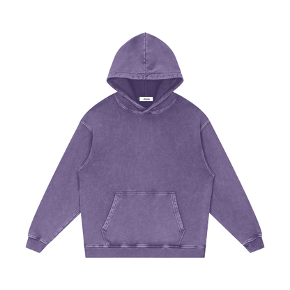 Purple hoodie on a white background