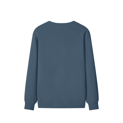 Blue sweatshirt on a white background