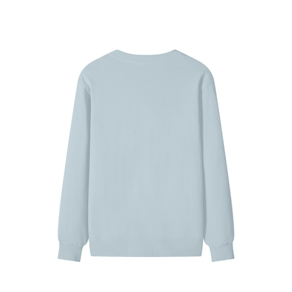 Light blue long-sleeve shirt on a white background