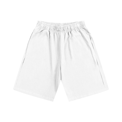 White shorts on a white background
