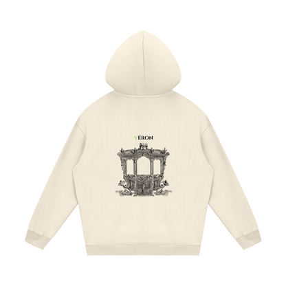 Model styling VÉRON Élixir Cristal luxury streetwear hoodie 6