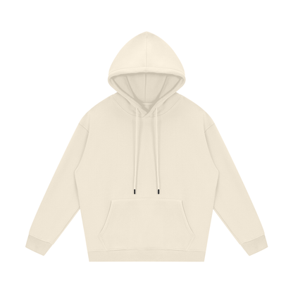 Beige hoodie on a white background