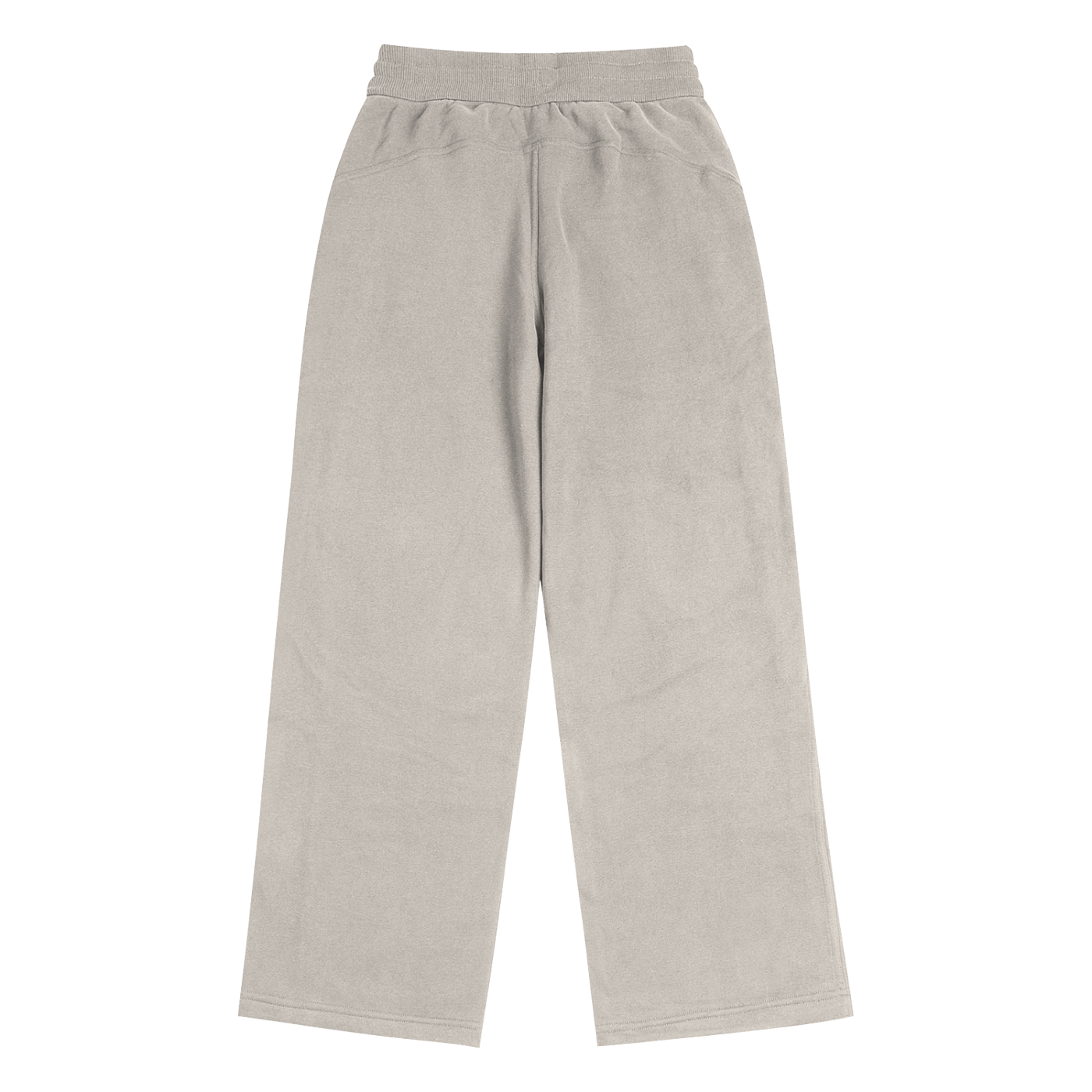 Beige sweatpants on a white background