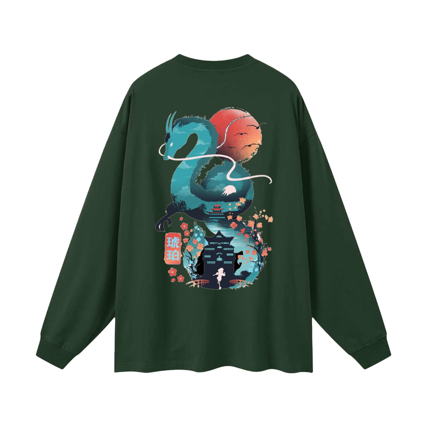 Model wearing VÉRON oversized long sleeve shirt streetwear fit 5