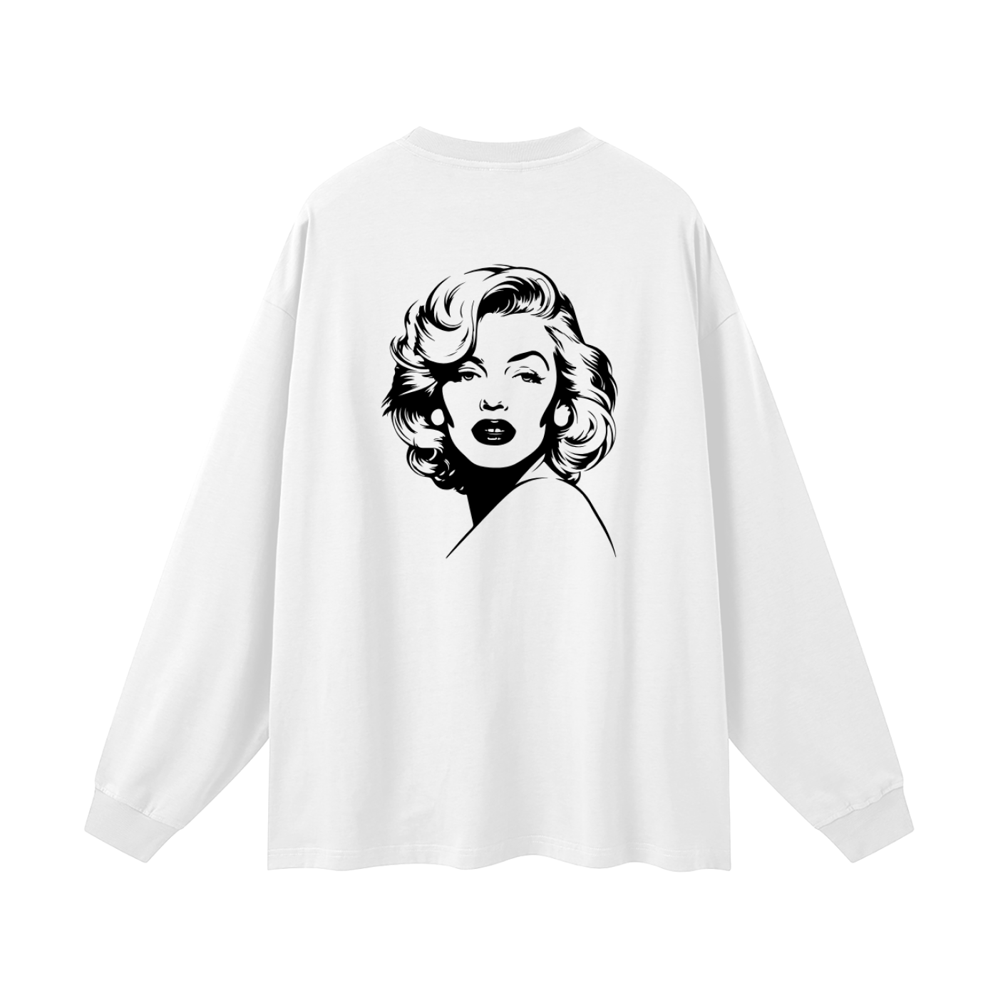 Iconic Marilyn Monroe graphic print on premium streetwear shirt 4