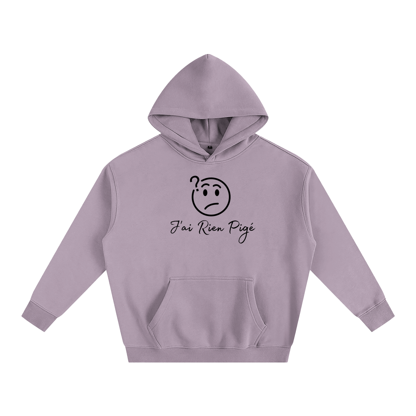 VÉRON J’ai Rien Pigé Oversized Hoodie 1