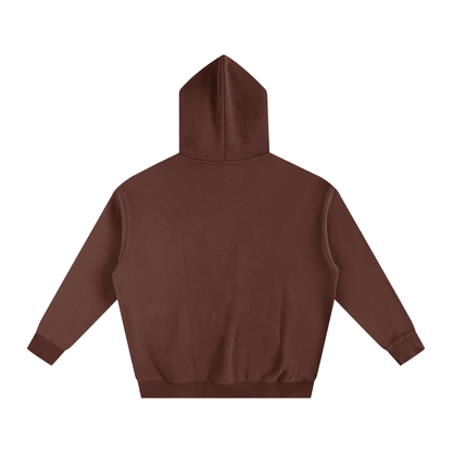 VERON Brown hoodie on a white background