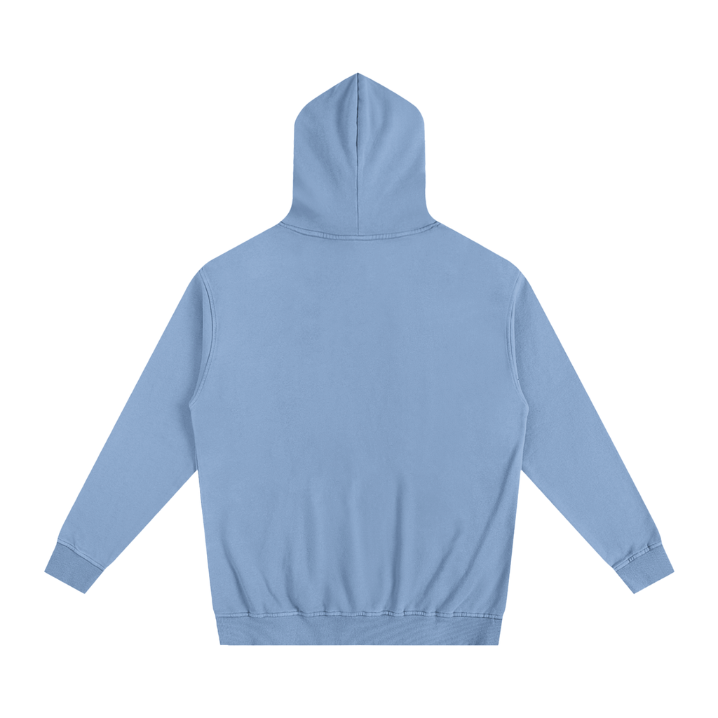 Light blue hoodie on a white background