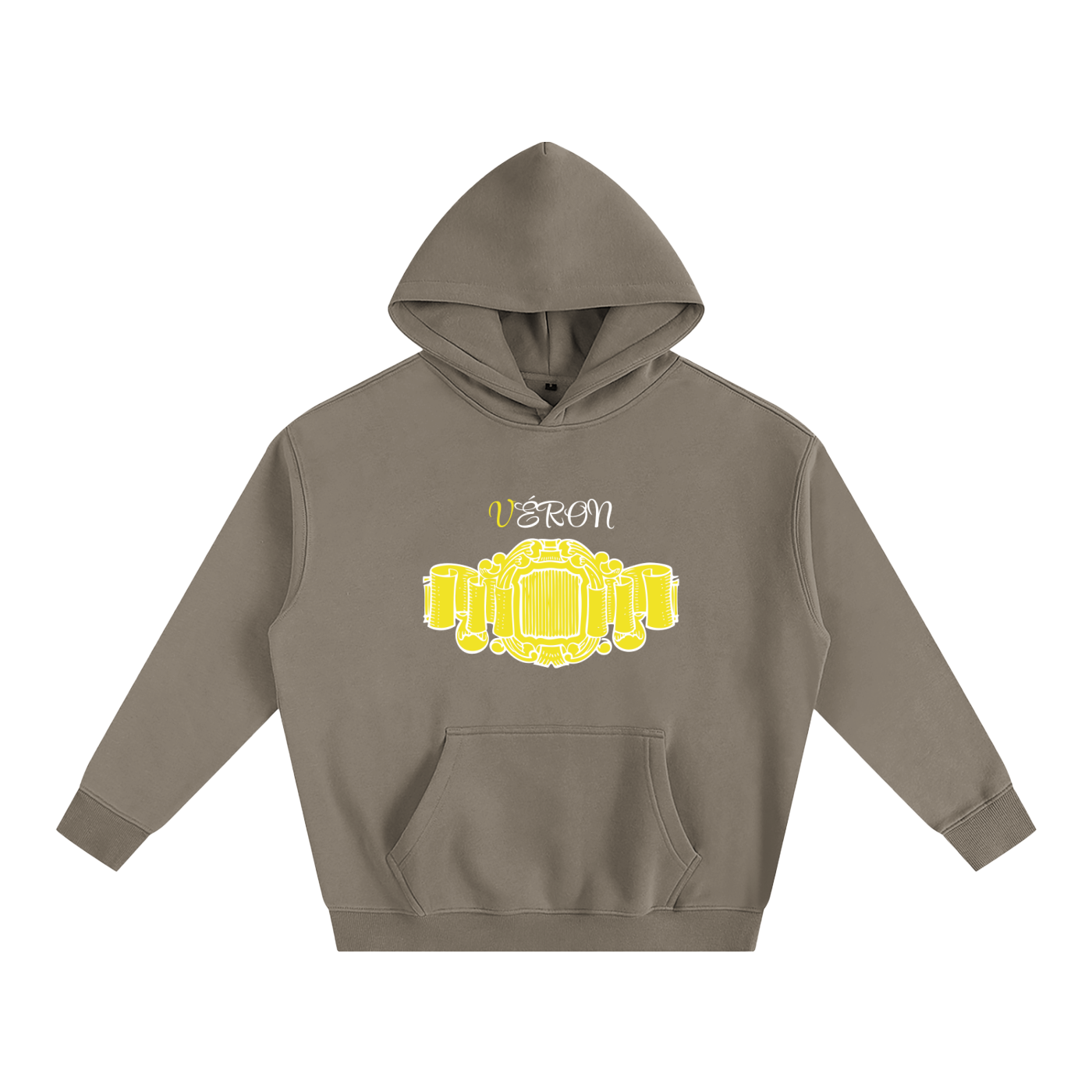 luxury gold accent oversized hoodie for men and women 9