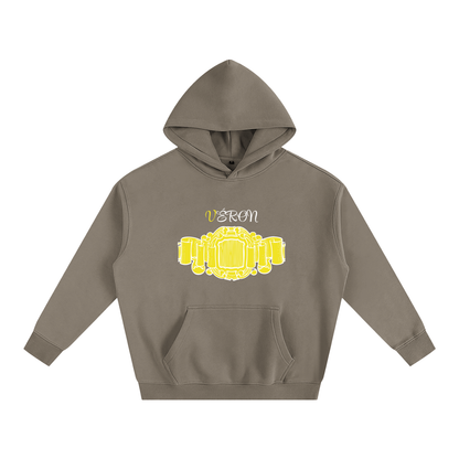 luxury gold accent oversized hoodie for men and women 9