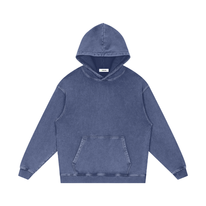 Blue hoodie on a white background