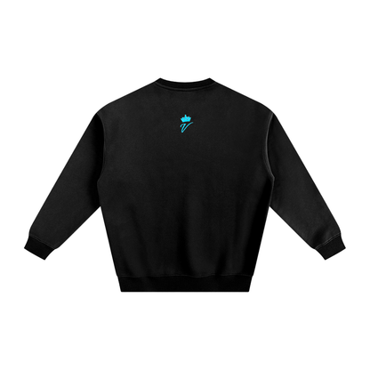 VÉRON Berkeley unisex sweater with modern relaxed fit back.