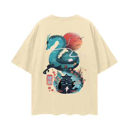 Model styling VÉRON Le Monastère unisex T-shirt with streetwear fit 5