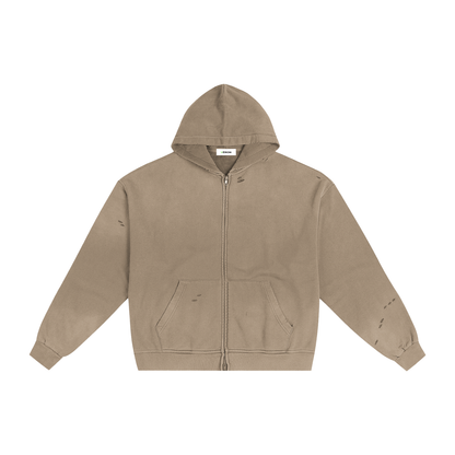 VÉRON Le Clos Mystérieux Heavyweight Zipper Hoodie