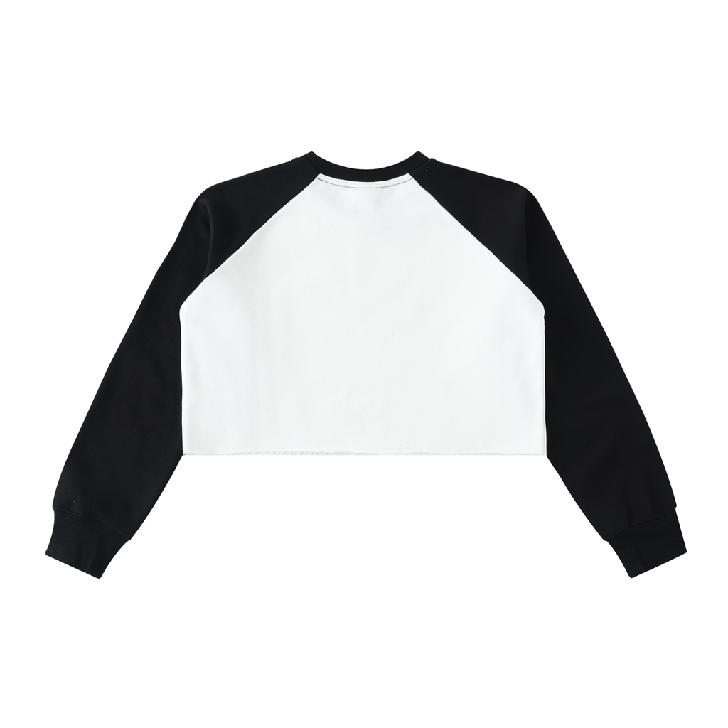 VERON Black and white long-sleeve shirt on a white background