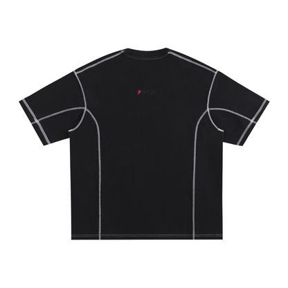 VÉRON Arc de Triomphe de Paris stitched design on luxury streetwear tee 2.

