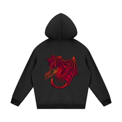 VÉRON dragon emblem on hoodie back 2