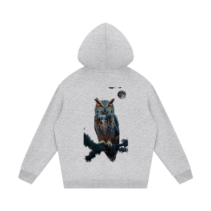 VÉRON Hibou Nocturne premium hoodie 4