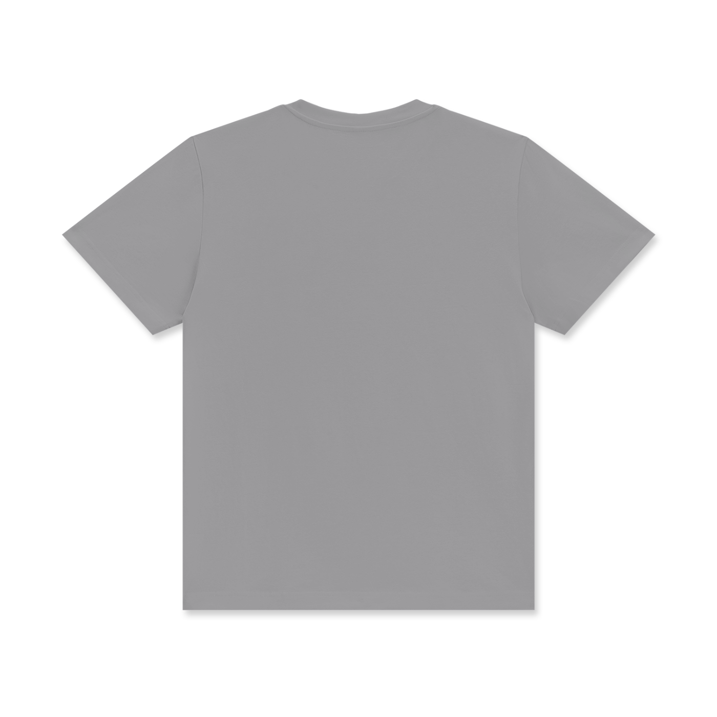 Plain gray t-shirt on a white background
