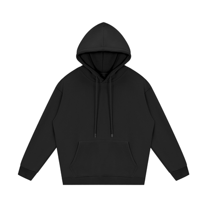 Black hoodie on a white background