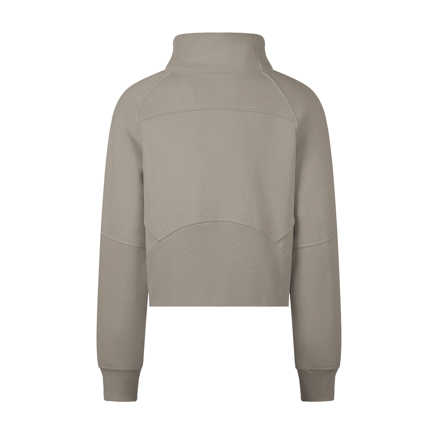Beige sweatshirt on a white background