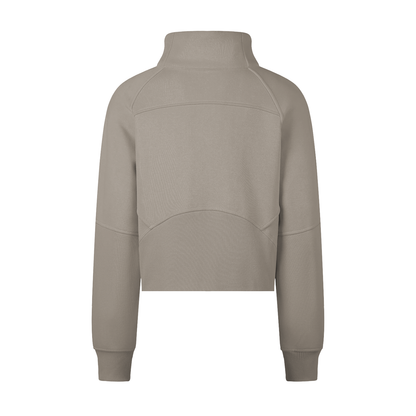 Beige sweatshirt on a white background