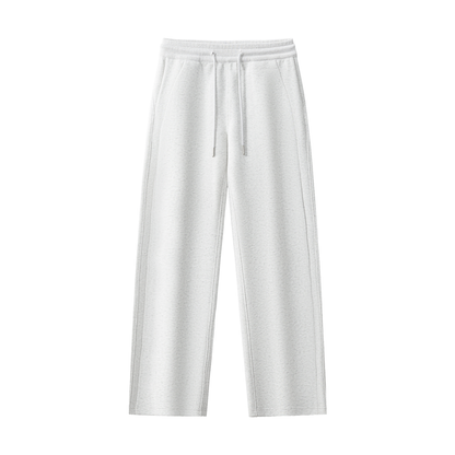 White sweatpants on a white background