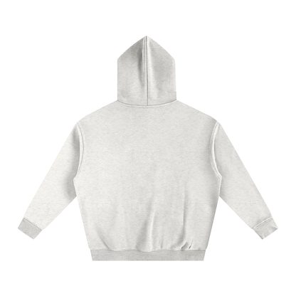 Light gray hoodie on a white background