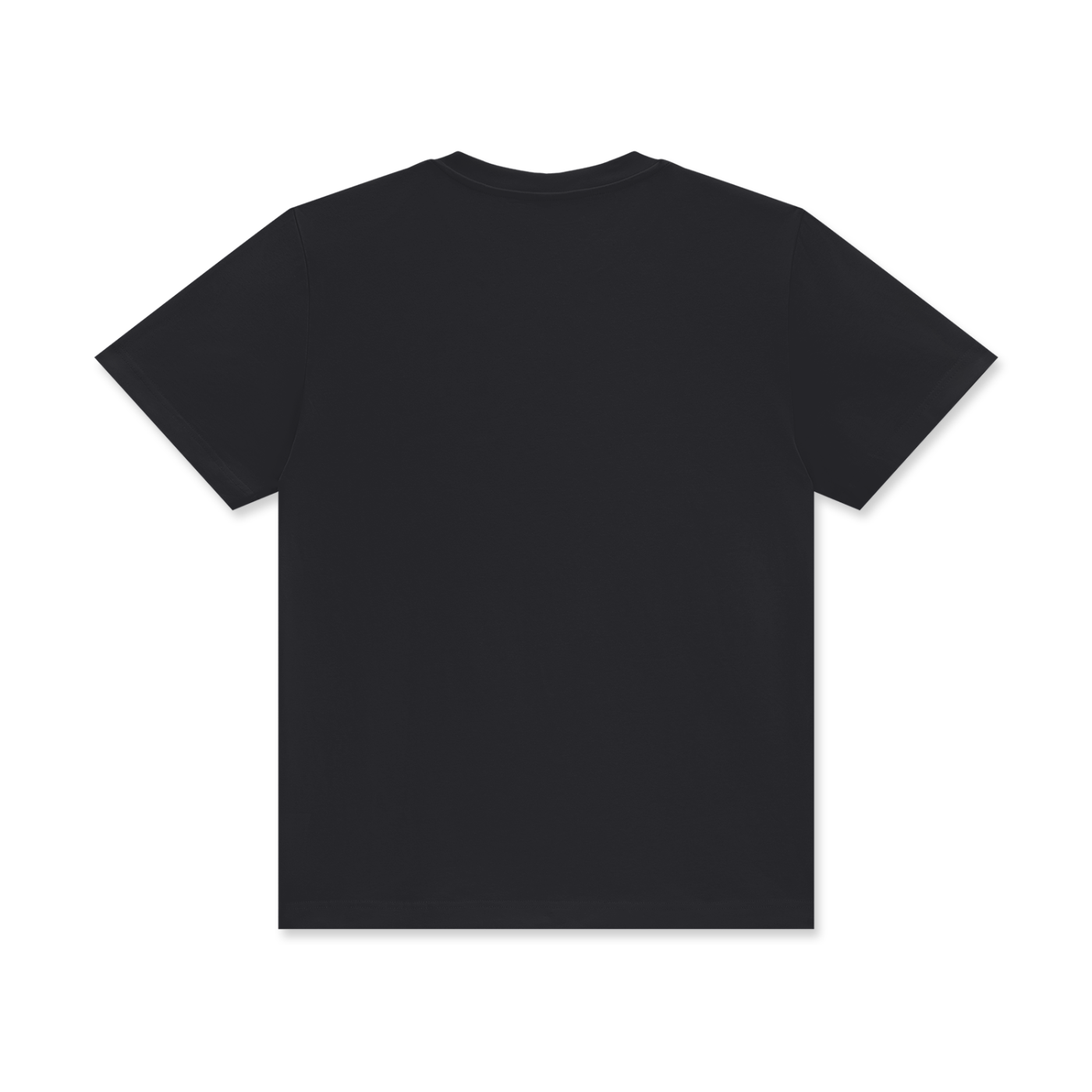 VÉRON Le Classique premium unisex t-shirt back view in black. 

