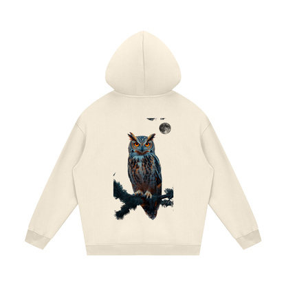 VÉRON Hibou Nocturne premium hoodie 3
