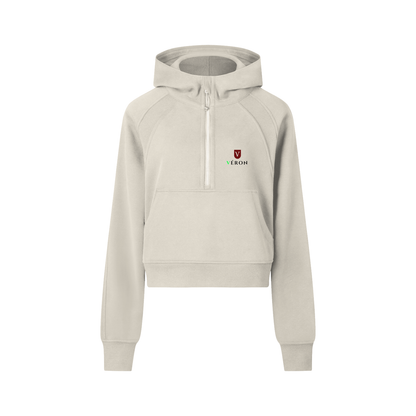 VÉRON Medeline fitted women’s half-zip hoodie