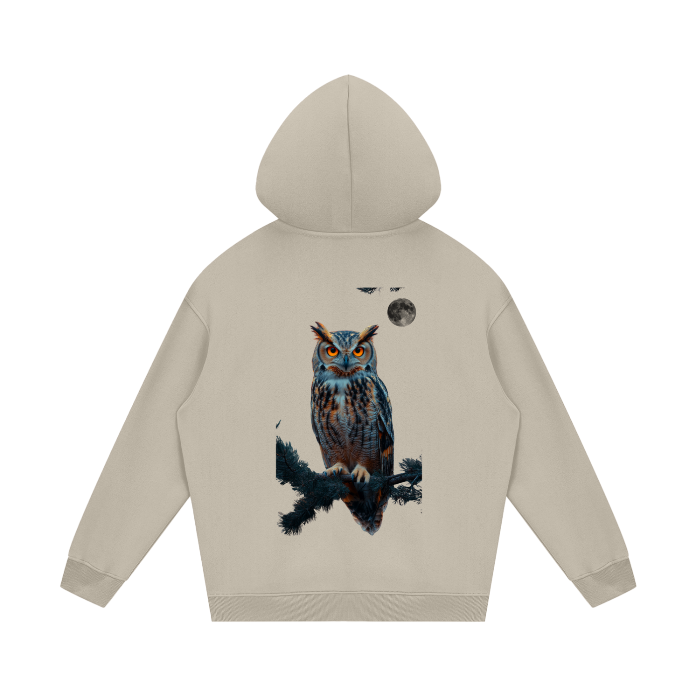 VÉRON Hibou Nocturne premium hoodie 5