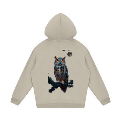 VÉRON Hibou Nocturne premium hoodie 5