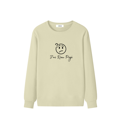 VÉRON J’ai Rien Pigé Heavyweight Sweater