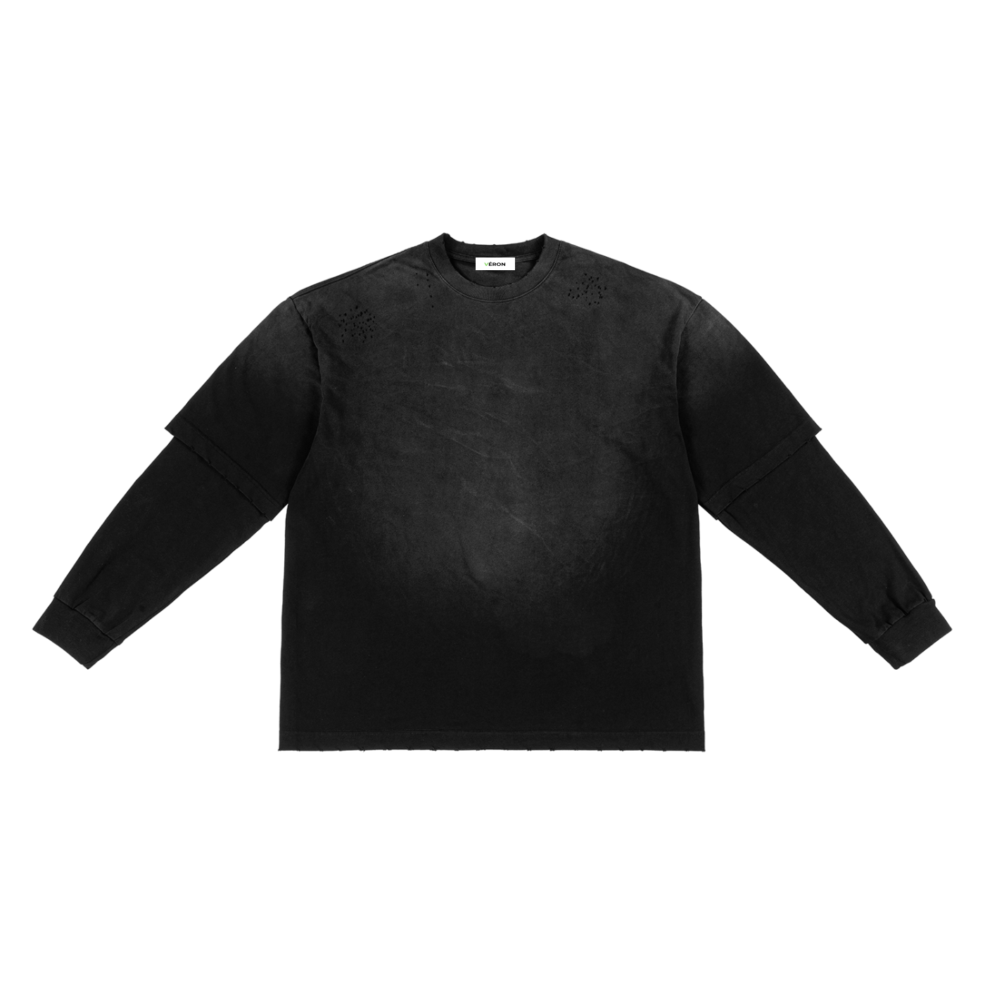 VÉRON Cachemire Two-Piece Shirt luxury unisex streetwear set front view