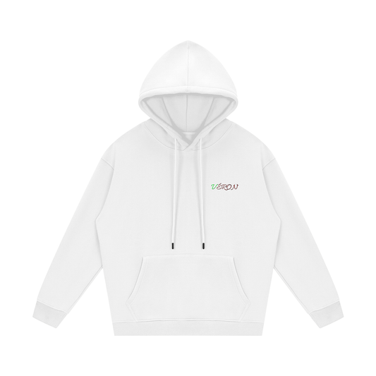VÉRON Arc de Triomphe Hoodie front view with Paris-inspired design.

