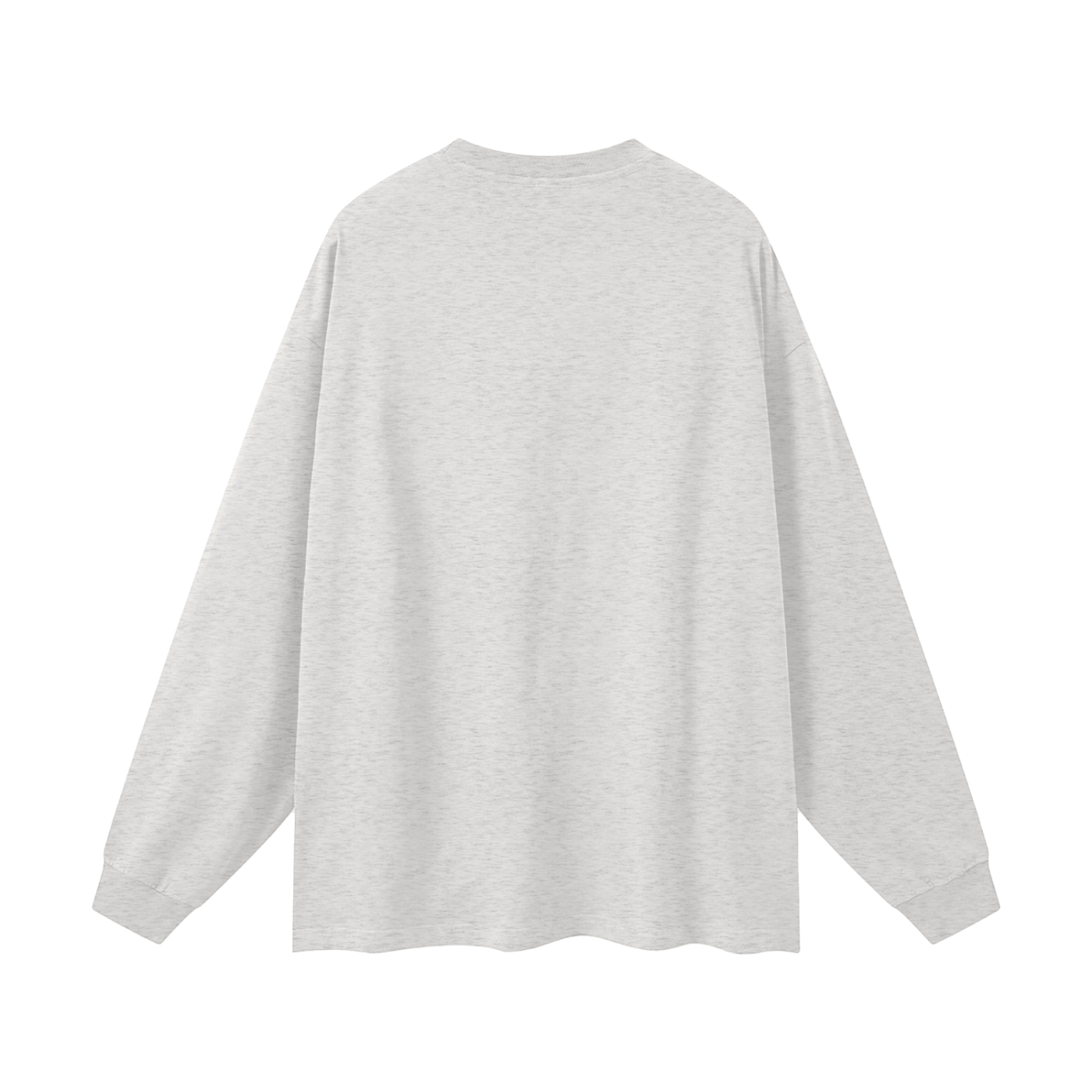 Light gray sweater on a white background